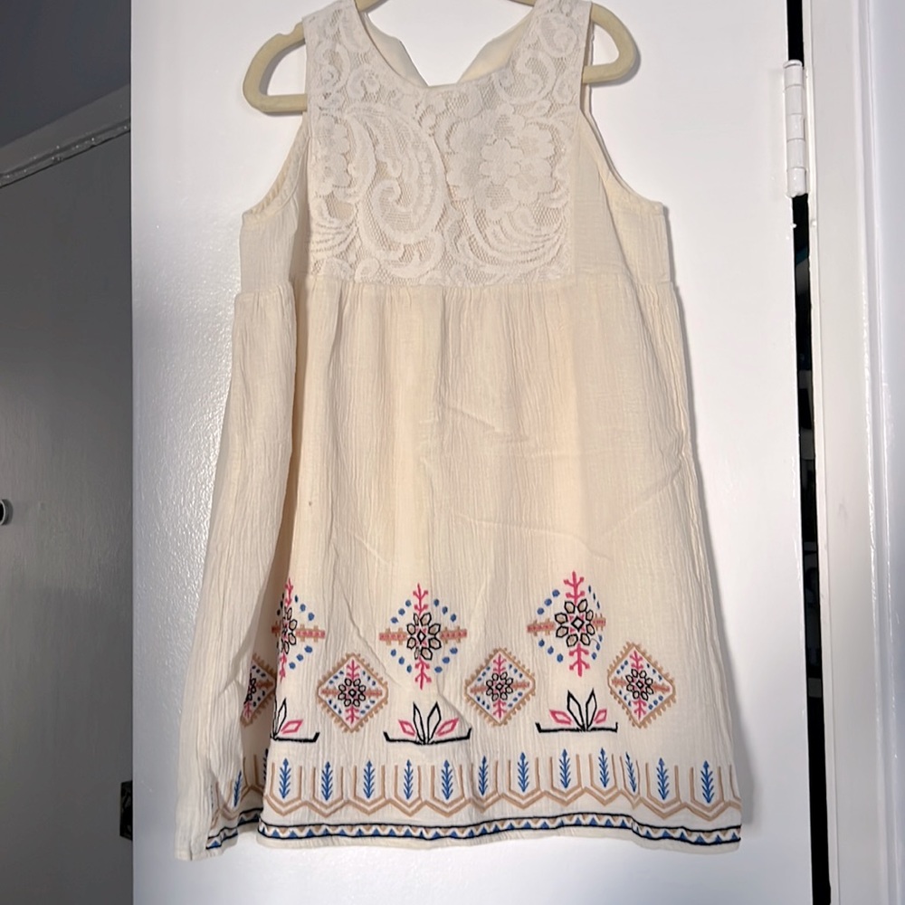 Girls beach boho style dress size 6-8